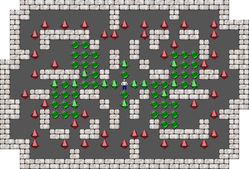 Sokoban Sasquatch 02 Arranged level 18